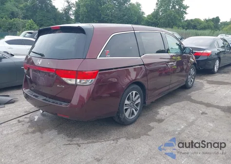 2015 Honda Odyssey Touring/Touring Elite z USA, uszkodzony, nr VIN 5FNRL5H98FB092869